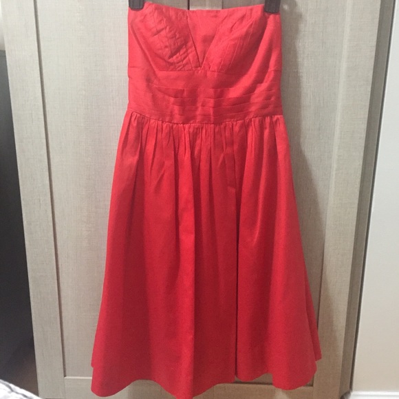 Anthropologie Dresses & Skirts - Anthro // Moulinette Soeurs // Red Strapless Dress